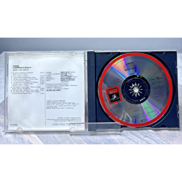 Rossini Il Barbiere Di Siviglia CD Opera EMI Studio - Picture 3 of 5